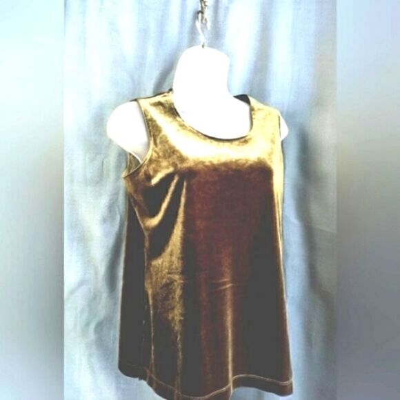 SUSAN GRAVER ESSENTIALS VELVET TOP Women's &  VINTAGE silky/Chiffon/Lace JACKET - Picture 4 of 15